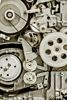 Sticker Maschinenmechanismus