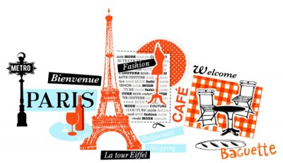 Sticker Memories of Paris