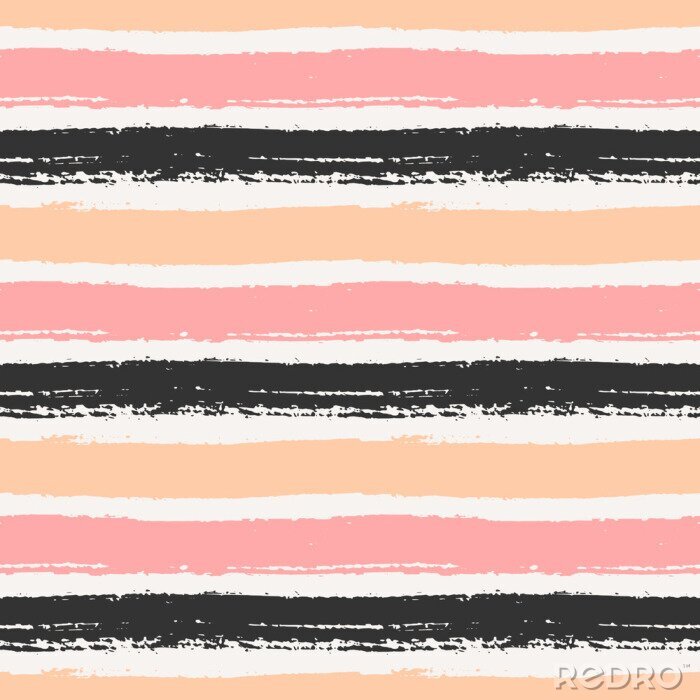 Sticker Motiv mit gemalten horizontalen Streifen