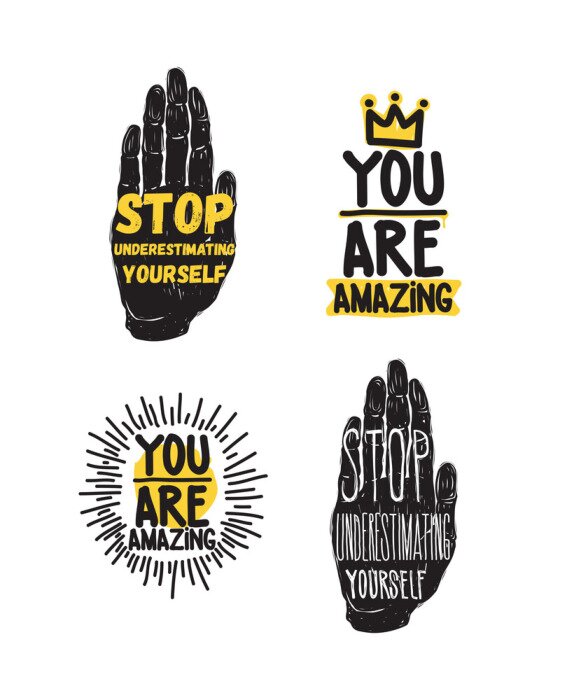 Sticker Motivation Quote Zitate