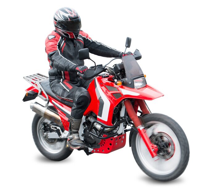 Sticker Motorradrennfahrer