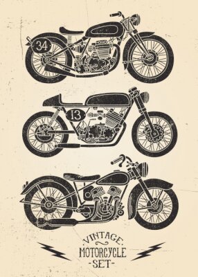 Motorradsatz Vintage