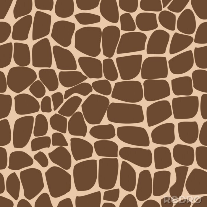 Sticker Muster Flecken der Giraffe