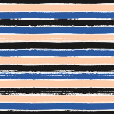 Muster mit horizontal gemalten Streifen
