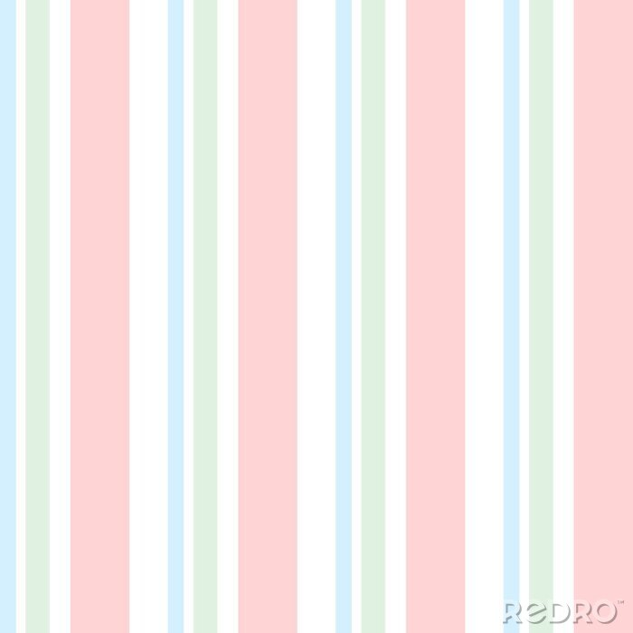 Sticker Muster mit pastellfarbenen unterschiedlich langen Streifen