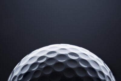 Sticker Nahaufnahme eines Golfballs Grafik 3D