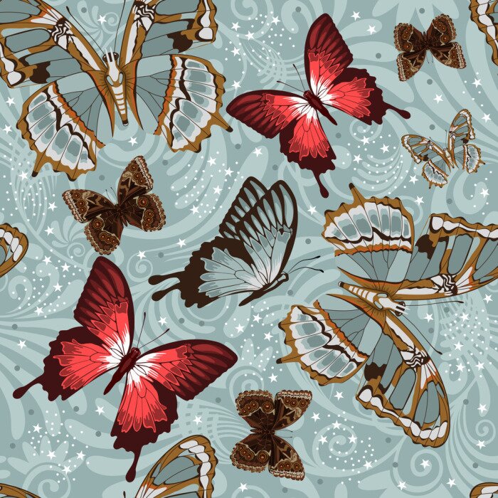 Sticker Nahtlose Hintergrund