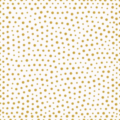 Sticker Nahtlose Muster mit Gold gemalt Punkte