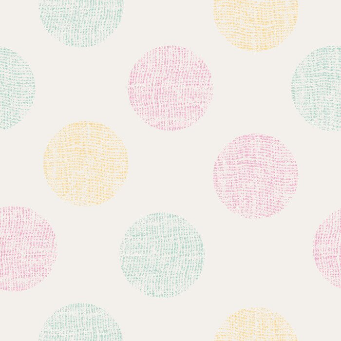 Sticker Nahtlose Punkte Muster