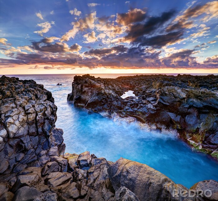 Sticker Natur in Dämmerung