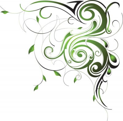 Sticker Natur wirbelt