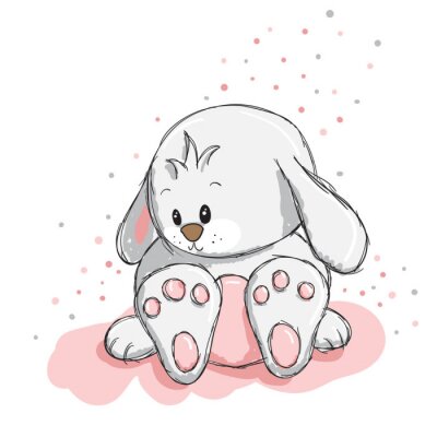 Sticker Nettes Kaninchen