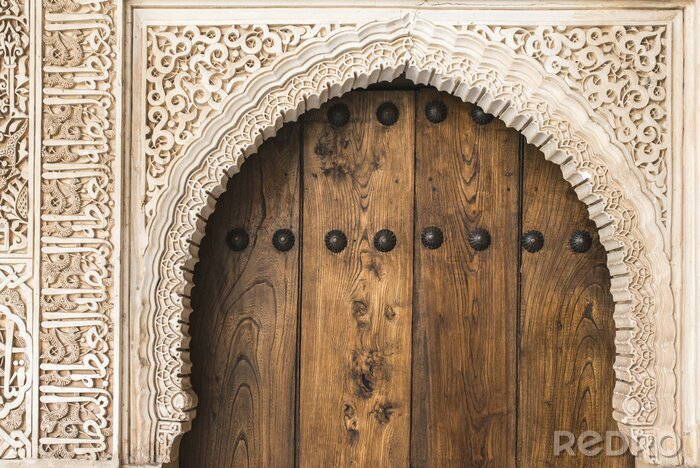 Sticker Orientalische Dekoration über der Tür