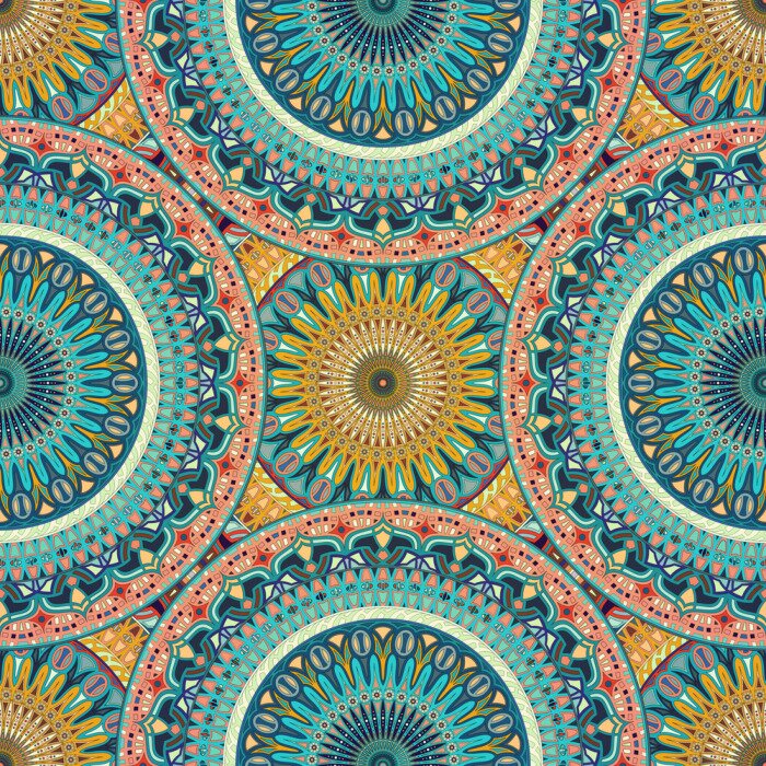 Sticker Orientalische Mandalas