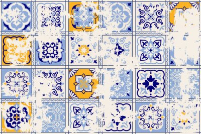 Orientalisches Mosaik im Vintage-Stil