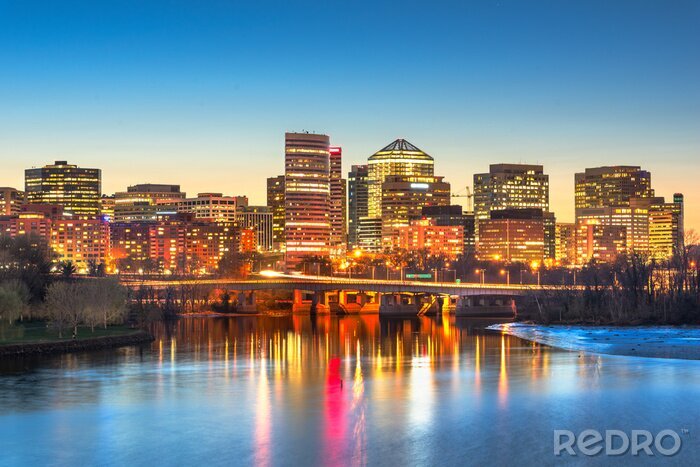 Sticker Panorama USA Virginia