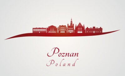 Sticker Panorama von Poznań