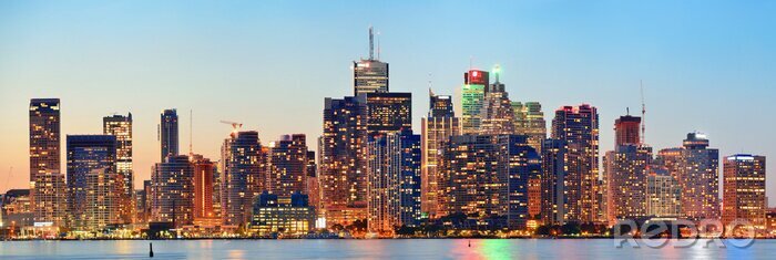 Sticker Panorama von Toronto