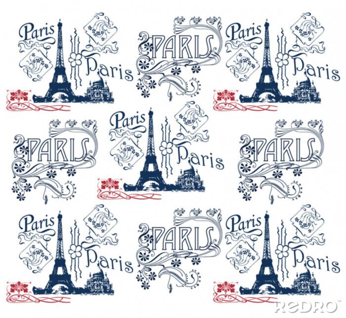 Sticker Papier peint au Motiv de Paris