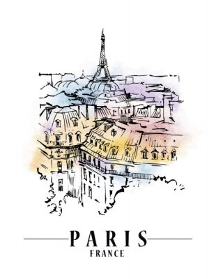 Paris-Vektorillustration.