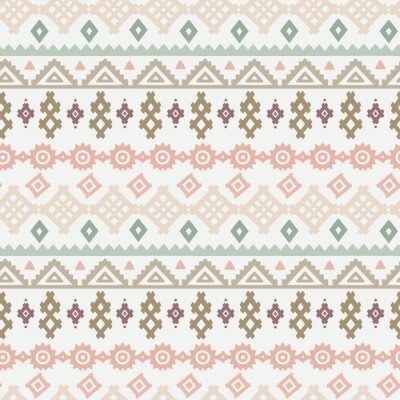 Sticker Pastell-Boho-Muster