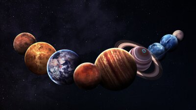 Planeten auf dem NASA-Foto