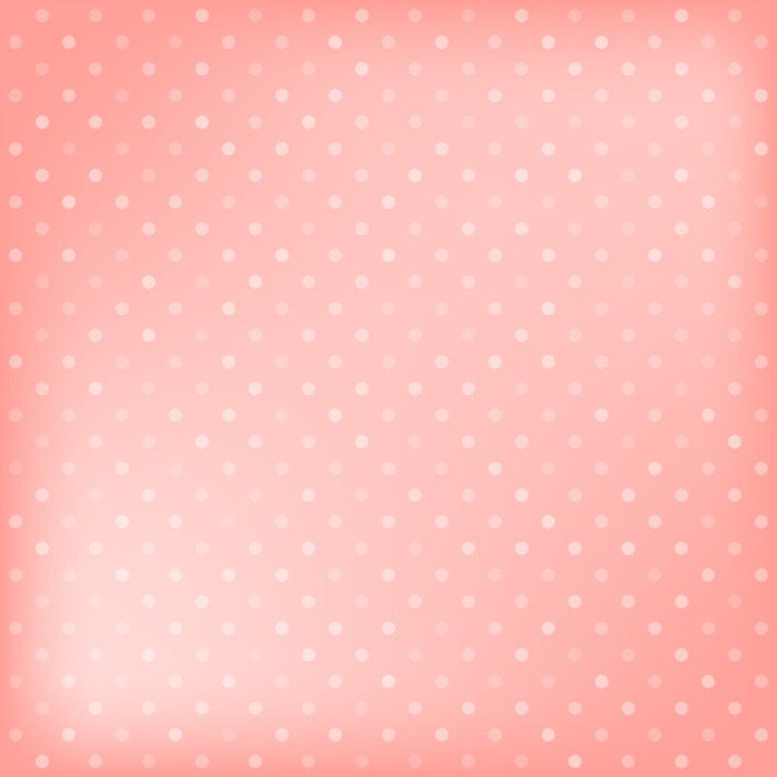 Sticker Polka dot rosa Hintergrund