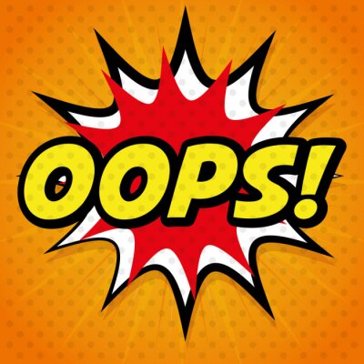 Sticker Pop-Art und Comic-Design