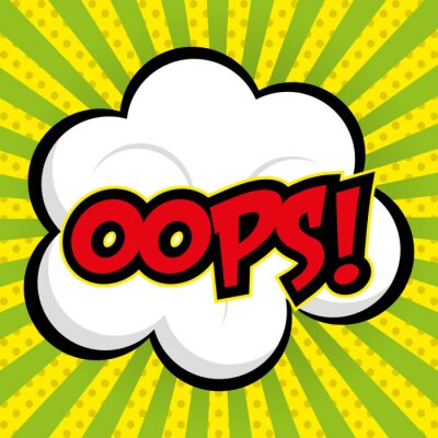 Sticker Pop-Kunstentwurf.