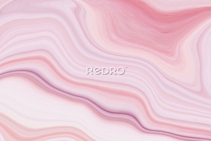 Sticker Querschnitt aus rosafarbenem Marmor