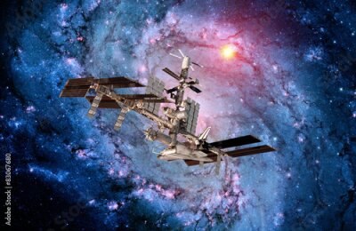 Raumstation im Orbit