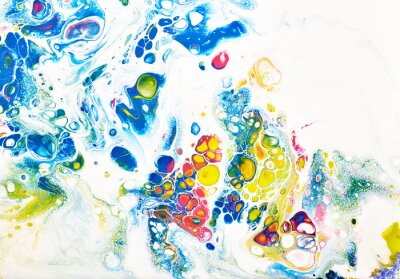 Sticker Regenbogentanz der Farben