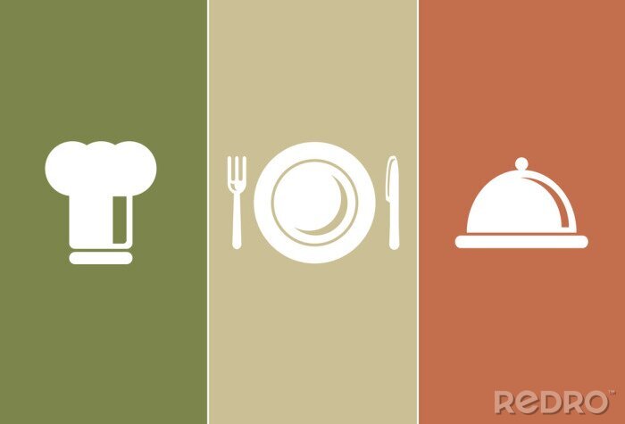 Sticker Restaurant Symbole