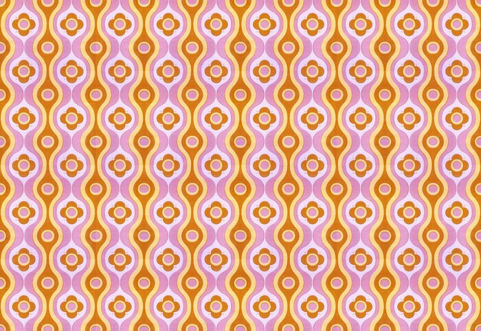 Sticker Retro Kitsch wallpaper