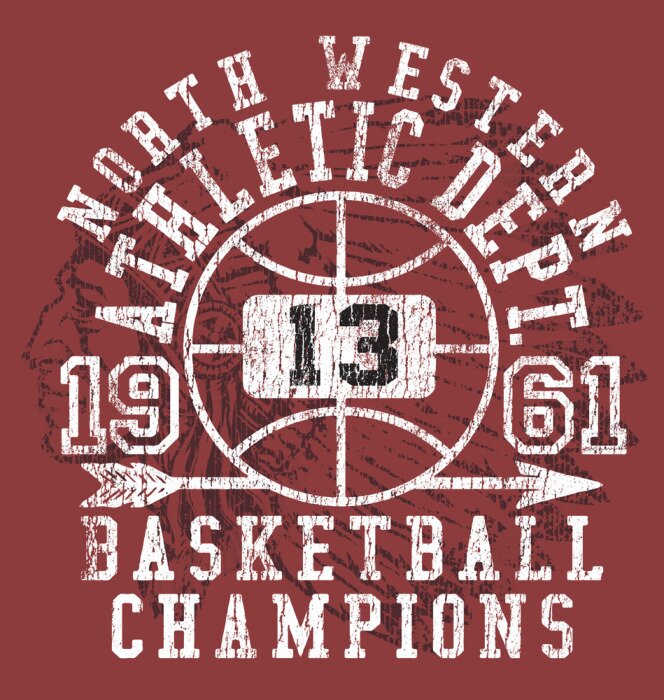 Sticker Retro-Motiv im amerikanischen Stil