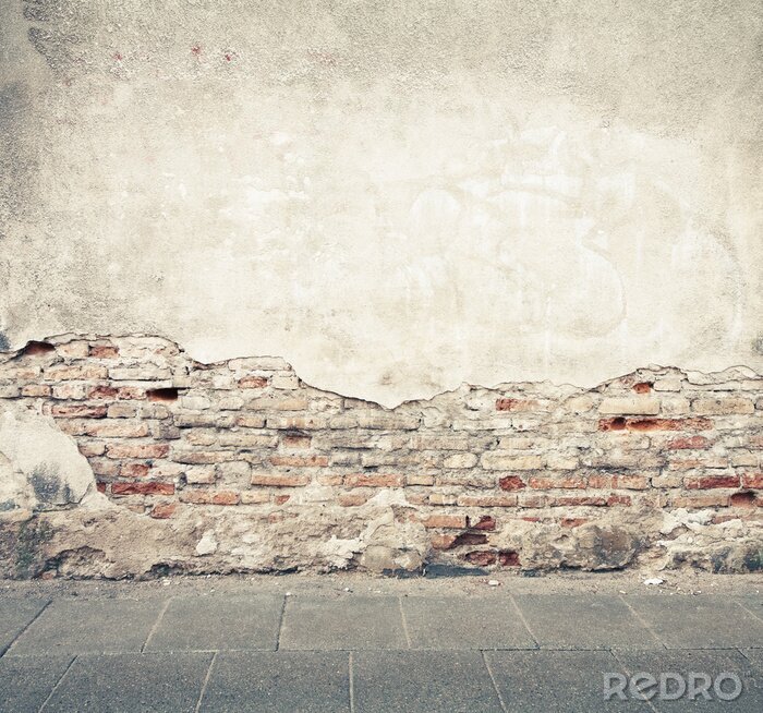 Sticker Retro-Weißwand