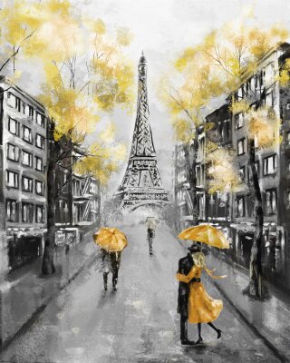 Romantischer Herbst in Paris