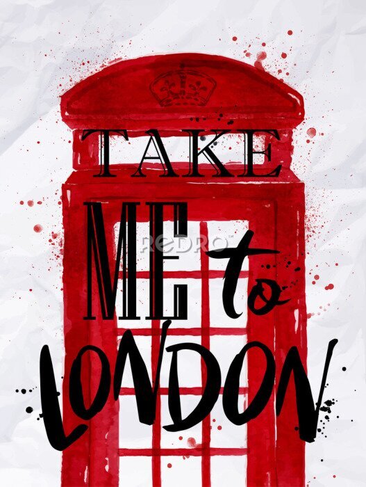 Sticker Rote Telefonzelle