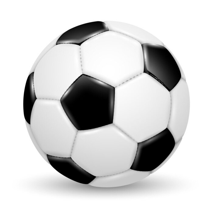 Sticker Runder Fußball