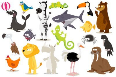 Sticker Sammlung d'animaux pour enfants