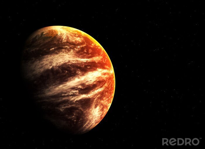 Sticker Satellit zwischen Planeten