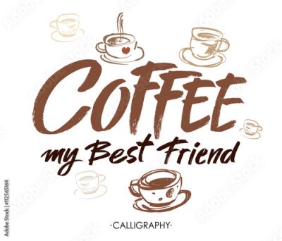 Sticker Schild für Kaffeeliebhaber