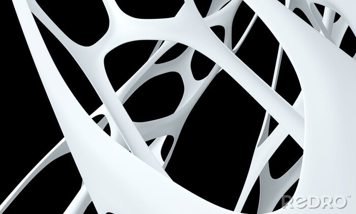 Sticker Schwarz-weiße Struktur