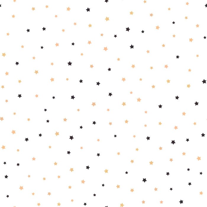 Sticker Schwarze und gelbe Sterne klein