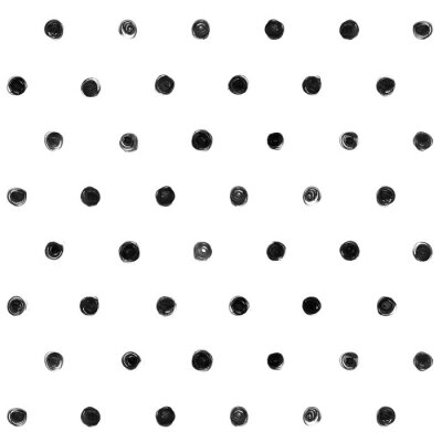 Sticker Schwarze und weiße Tupfen-nahtloses Muster Farbe Fleck Abstrakt
