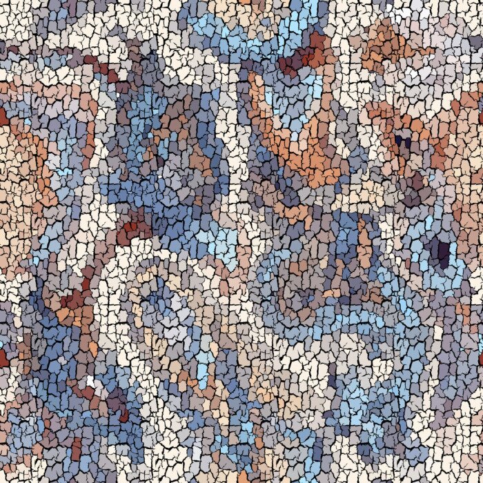 Sticker Seamless background pattern. Crackled grunge vintage surface. Vector image.