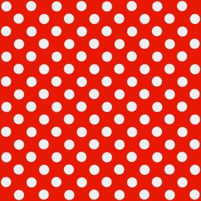 Sticker Seamless Polka Punktmuster