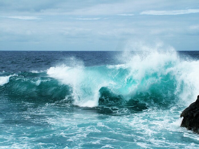 Sticker See Wellen und Himmel