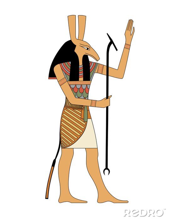 Sticker Seth der ägyptische bösen Gott