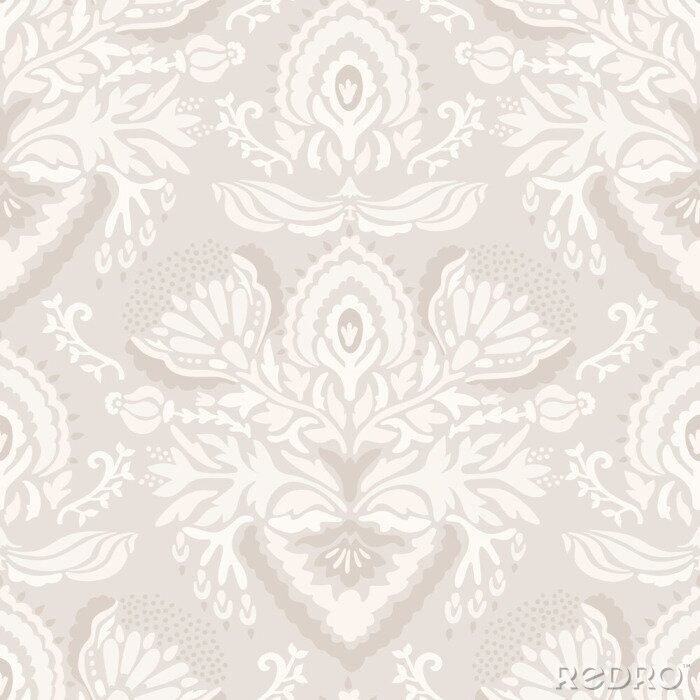 Sticker Shabby Chic in Beigetönen